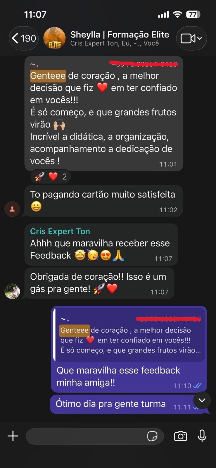 Depoimento de Sheylla